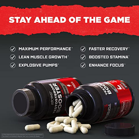 ZDRAVO NUTRITION - Suplemento de Testosterona para Homens – Aumento Muscular, Libido e Energia – Pílulas Potencializadoras Masculinas – Treino
