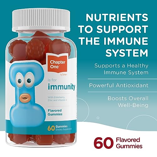 Gomas de Suporte Imunológico Chapter One para Crianças com Vitaminas C e Zinco - Zahler