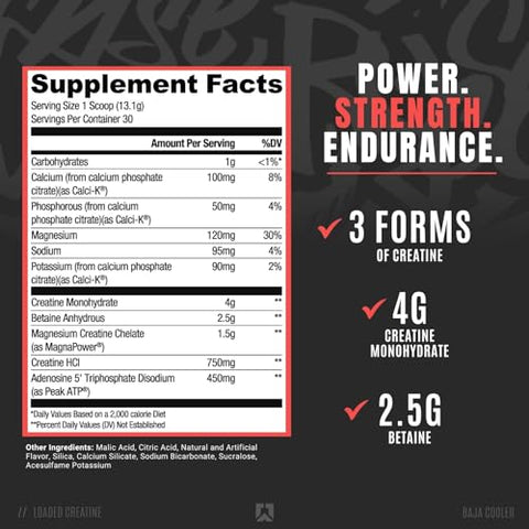 Element Series – Fórmula de Construção Muscular com Creatina | 3 Formas de Creatina, Eletrólitos e Betaina Anidra | 300g - RYSE Up Supplements