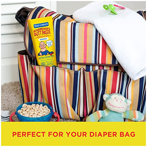 Boudreaux's Butt Paste - Boudreaux’s Butt Paste Pomada para Assaduras, 4 Oz, 3 Pacotes – Original, Proteção e Alívio