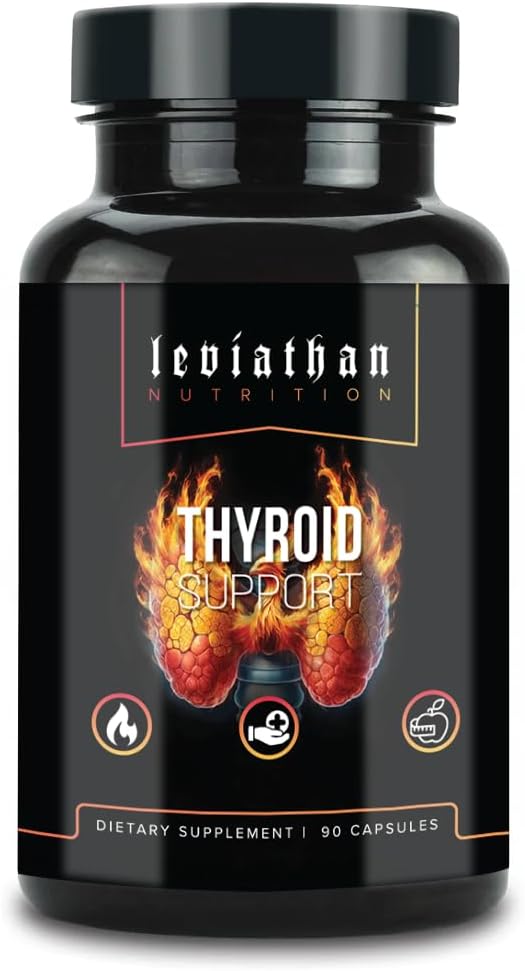 Leviathan Nutrition - Leviathan Thyroid Support | Energia – Fórmula Poderosa para o Suporte da Tireoide