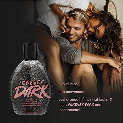 Millennium Tanning Products - Bronzeador Instantâneo Forever Dark Millennium Tanning, Efeito Matte, 13.5 Ounces (400ml)