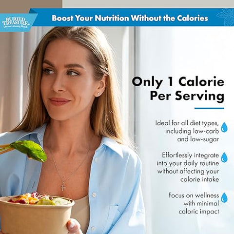 Fulvic Mineral Drops – Concentrado de Ácido Fulvico Entrega Minerais Traços como Suplemento Líquido de Minerais Coloidais – Apoio Energético com Minerais Traços - Buried Treasure