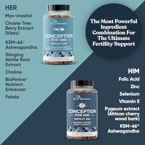 Conception Fertility for Her – Aumente suas chances de concepção de forma natural - Eu Natural