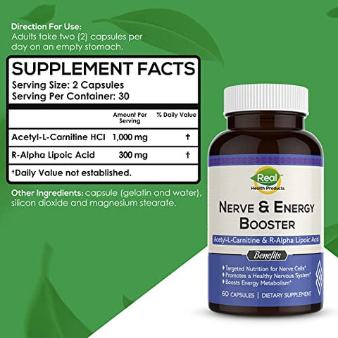 RHP - Acetyl L-carnitine 1000mg – Potencialize sua energia e foco com o poderoso Acetyl L-carnitine
