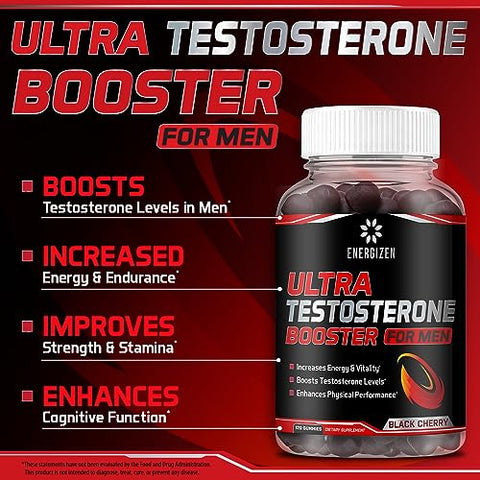 Energizen - 8in1 Booster de Testosterona para Homens com Tongkat Ali, Fenugreek, Ashwagandha e Magnésio – Aumente a Libido | Marca: [Nome da Marca]