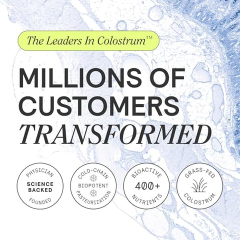 Colostrum™ Premium em Pó, Alimentação Natural, Saúde Intestinal, Imunidade e Pele - ARMRA