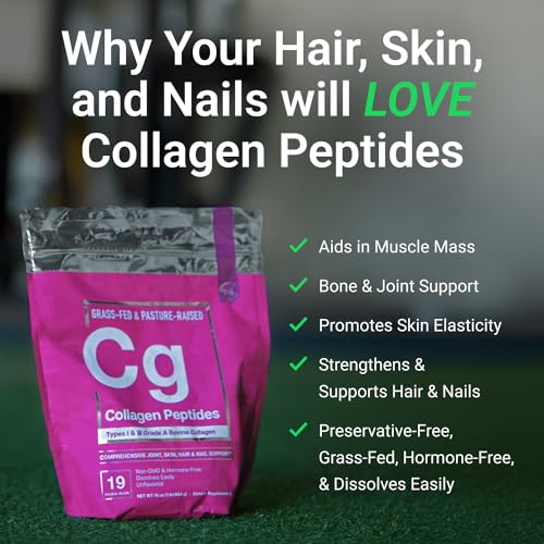 Pó de Colágeno Hidrolisado Essential Elements – Suporte para Articulações, Pele, Cabelo e Unhas | Tipo I | 100g