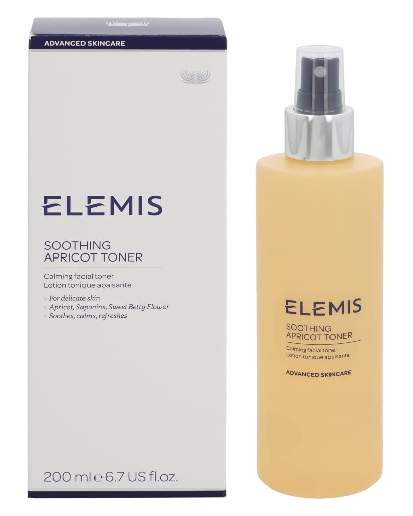 ELEMIS Tônico Calmante de Damasco | Tratamento Facial Hidratante, Refrescante e Equilibrante sem Álcool | Pele Fresca e Radiante | 200 mL, 6.7 Fl Oz (Embalagem de 1)