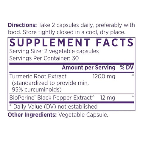 Cúrcuma Curcumina Alta Potência 1.200 mg, 95%% Curcuminoides – Benefícios para a Saúde - NAOMI