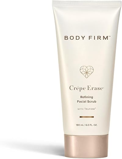 Crepe Erase Esfoliante Facial Refinador com Complexo TruFirm para Pele Seca e Enrugada – Estimula Colágeno e Elastina Saudáveis – 180g