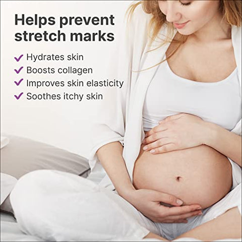 Creme Prevenção de Estrias na Gravidez – Livre de Parabenos, Hipoalergênico e Seguro para Gestantes – 120 ml - TriLASTIN