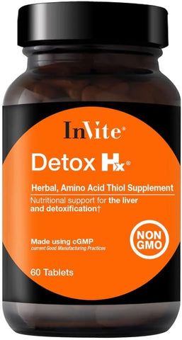 Detox Hx da Invite Health (2-Pack) – Fórmula Poderosa para Desintoxicação – 100% Natural e Eficaz – 60 Cápsulas – Frete Grátis