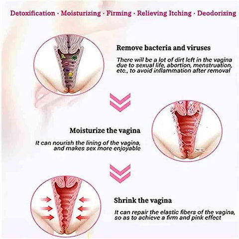 Dmqwhtj - Cápsulas Naturais de Reparo Vaginal, Parador Instantâneo de Coceira – Marca: Natural Repair