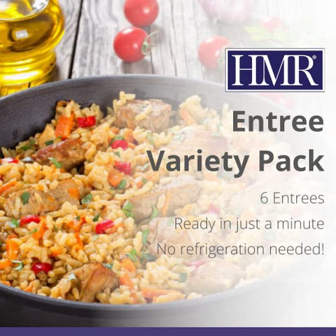 Pack de Refeições HMR Deliciosas | Almoço ou Jantar Pré-embalados para Apoiar a Perda de Peso | 6 Refeições Prontas para Consumir | 10 – 19g de Proteína por Refeição | Alimentos de Baixa Caloria