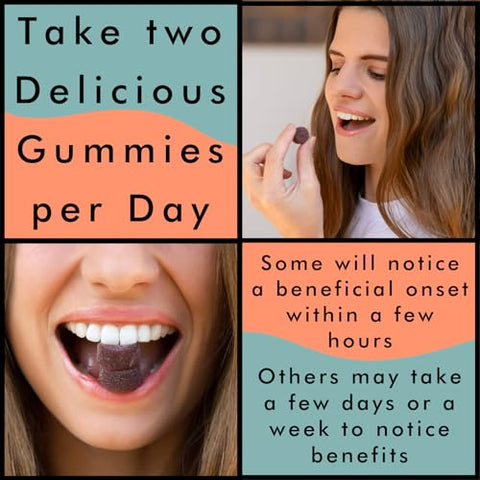 Gummies de Cogumelos Superfood | Suplemento Diário Delicioso de Cogumelos | Leão Mane Reishi Cordyceps Turkey Tail Chaga Maitake | Gummies de Cogumelos - BRAIN WAVE