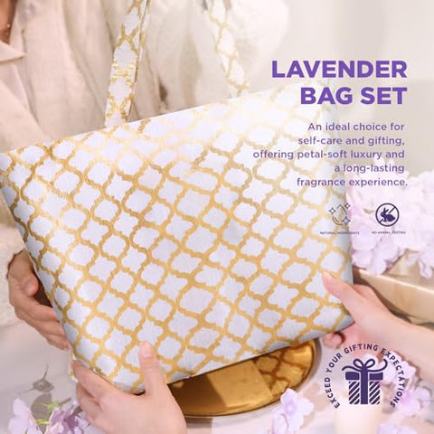 spa luxetique - Kit Spa Luxetique 15pcs Presente para Mulheres – Cesta de Presentes de Spa para Mulheres, Banho de Lavanda, Conjunto de Presentes de Banho e Corpo, Bolsa Tote, Presentes de Aniversário para Ela