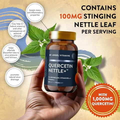 Quercetina Urtiga – Suporte para Bem-Estar de Alergias - Mt. Angel Vitamins