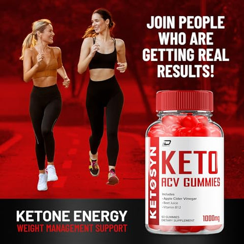 Indelo - Ketosyn ACV Gummies Fórmula Avançada – Ação Rápida e Extra Forte, Avaliações Ketosyn ACV Gummies, B12 (3 Pacotes – 180 Gummies)