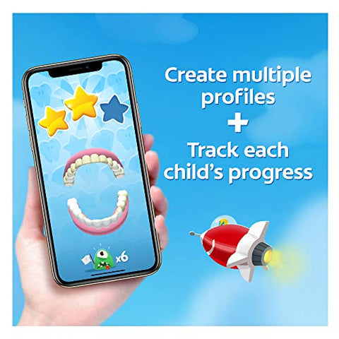 Magik Escova de Dentes Inteligente para Crianças, Temporizador de Escovação com Jogos Divertidos Amarelo 1 Unidade - Colgate