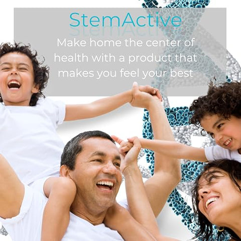 HEALTHY home - StemActive – Suplemento de Suporte de Células-Tronco – 60 Cápsulas – Estimula as Células-Tronco Circulantes – Ativador Premium de Células-Tronco – Aloe Macrolada de Madagascar – Alga Azul-Verde