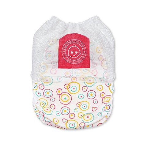Products On The Go - Fraldas Descartáveis de Natação Little Toes Natural, Tamanho Grande (Pacote com 24 unidades)
