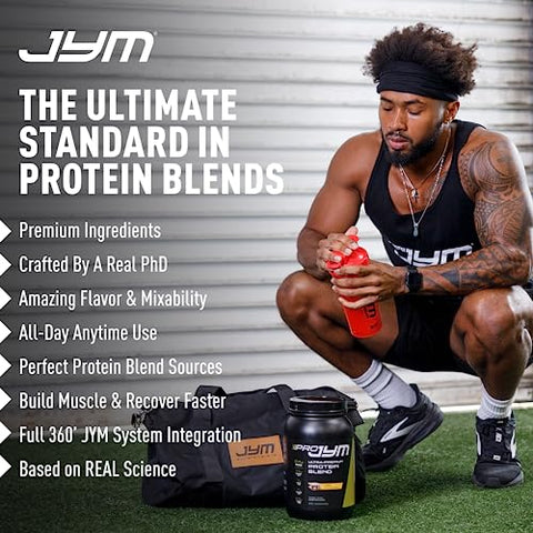 JYM Supplement Science - Pro Jym – Pó de Proteína de Ovo, Leite e Whey Isolado – 100% Natural e de Alta Qualidade