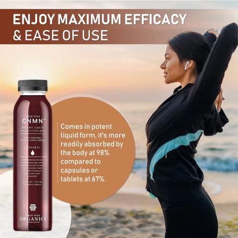 True Vine Organics - True Vine 3200mg Canela Ceylon Líquida (Fabricado nos EUA) para Coração Saudável, Pressão Arterial, Açúcar, Colesterol, Intestino – Marca True Vine