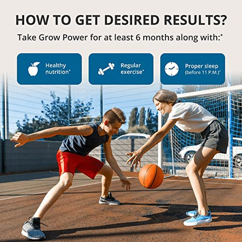 Grow Power by NuBest – Fórmula Poderosa para Ossos Fortes – Suporta Desenvolvimento Saudável, Saúde Geral – com Cálcio, Fósforo – 100g