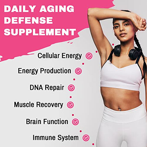Laevigo - Suplemento Liposomal NAD 1200mg, Ultra Pureza Real, Absorção Aprimorada, Impulsionando NAD, Defesa contra o Envelhecimento, Energia, Reparo Metabólico, Suplemento NAD Ótimo, 60 Softgels