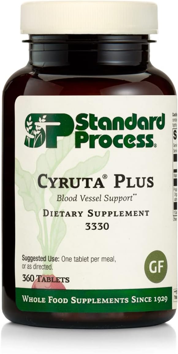 Standard Process Inc. - Standard Process Cyruta Plus – Suplementos Alimentares Integrais, Suporte Imunológico, Saúde Cardíaca com Ácido Ascórbico e Farinha de Aveia – 360 Comprimidos
