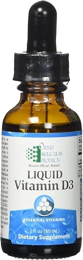 Ortho Molecular Products - Vitamina D3 Líquida 30ml – Fortaleça sua saúde com a marca líder em vitamina D