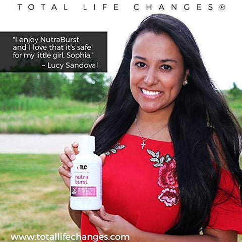 Nutraburst - Total Life Changes NutraBurst Premium – Fórmula Nutricional Poderosa – Energia, Desintoxicação e Equilíbrio da Dieta – 32 Porções por Frasco (470ml)