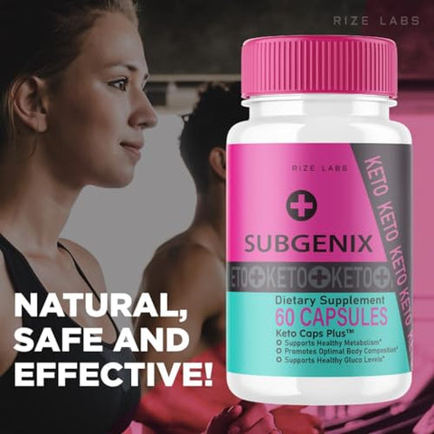 rize labs - (2 Pacotes) Cápsulas Subgenix, Subgenix Pílulas Naturais Queimadoras de Gordura, Suplemento Subgenix para Metas de Fitness e Bem-Estar, Fórmula Avançada Subgenix – Análise, Pastillas (120 Cápsulas)