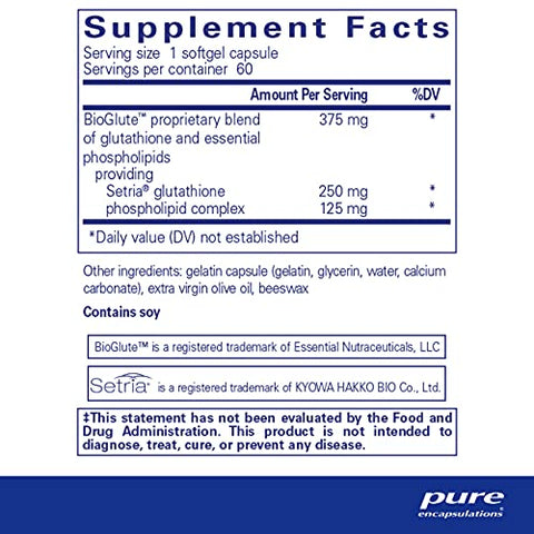 Liposomal Glutationa – Suporte Imunológico 60g - Pure Encapsulations