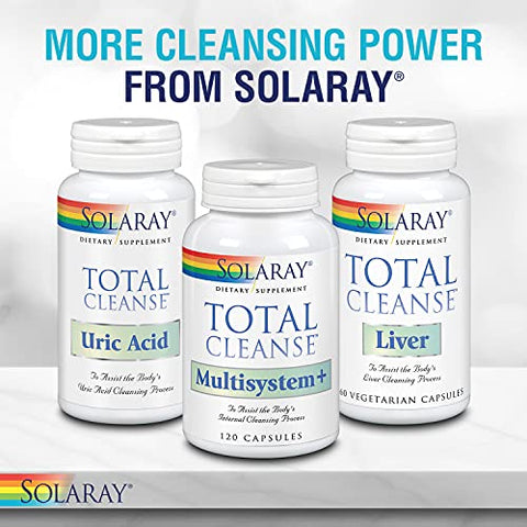 Total Cleanse Lymph – Cápsulas 60 unidades   | Limpeza total do sistema linfático - SOLARAY