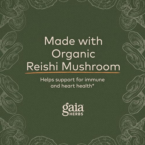 Respiratory Mushroom Blend – Suporte Imunológico para a Saúde Respiratória – Com Reishi e Cordyceps – 40 Cápsulas Veganas - Gaia Herbs