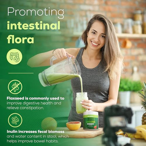 Wellness Tru - Pó Verde Superfood – Suporte Digestivo com Spirulina e Chlorella | Marca: Digestive Support | 100g