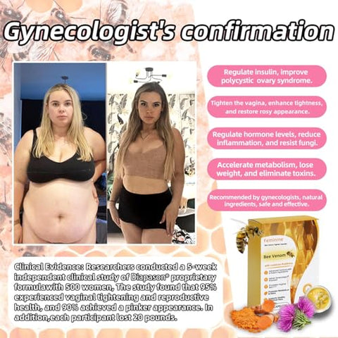 Keyess - Diapason Bee Venom Cápsulas Detox Aperto Reparador Feminino, Cápsulas de Veneno de Abelha – Aperto e Reparação