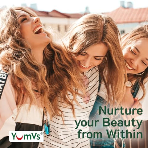 YUM-V'S - YumVs Gomas Multivitamínicas para Adolescentes com Biotina e Antioxidantes – Sabor Framboesa – Suporte para Cabelo, Pele e Unhas – Vitaminas Vegetarianas Kosher para Adolescentes de 12 a 17 anos – Gomas para Adolescentes
