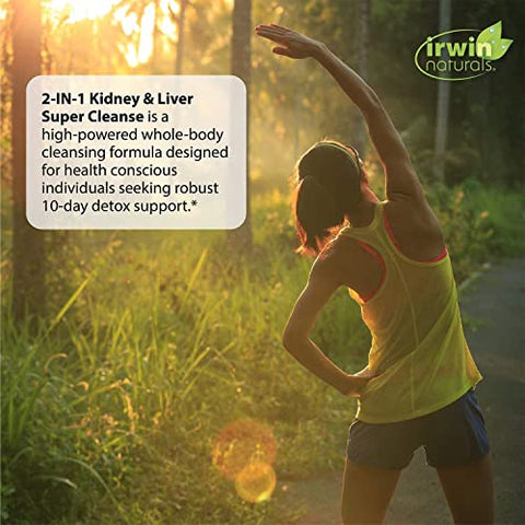 2-em-1 Rim Kidney – Fórmula Poderosa para Saúde Renal – 60 Cápsulas - Irwin Naturals