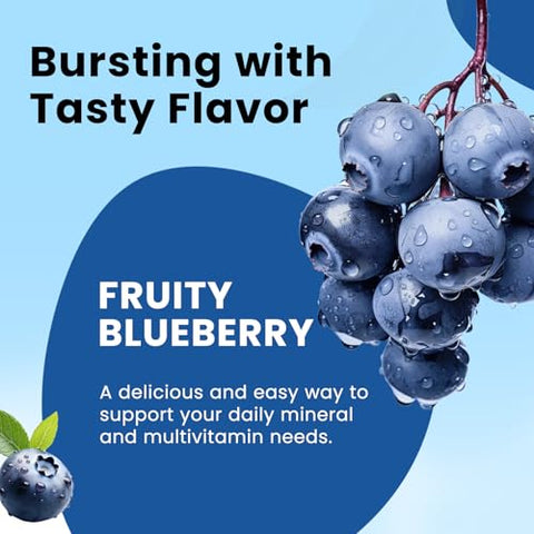 dilib - Gomas de Ferro com Multivitamina, Suplemento de Ferro para Mulheres