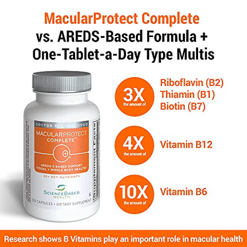 ScienceBased Health - MacularProtect Complete: Vitaminas AREDS 2 em um único produto