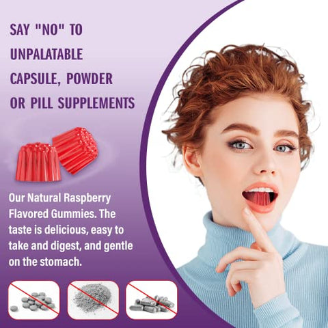 Nextdia - Gomas de Açafrão – 4 Meses de Fornecimento – Extrato de Açafrão 177mg 88.5mg, com Magnésio Glicinato 400mg 200mg, Rhodiola Rosea, Alecrim, B6 B12 D3 para Calma, Nervos, Descanso