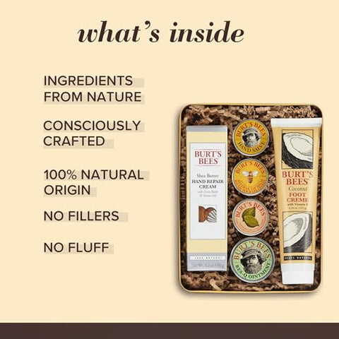 Burt's Bees - Burt’s Bees Apreciação do Professor – Presente Especial para Professores – 100% Natural – 50g
