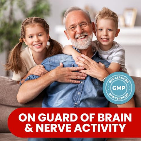 Natural BioScience - Suplemento de Fosfatidilserina 100mg Livre de Soja – Saúde Cerebral, Memória, Controle de Cortisol, Agilidade Mental – PS100 Patenteado, Lecitina de Girassol