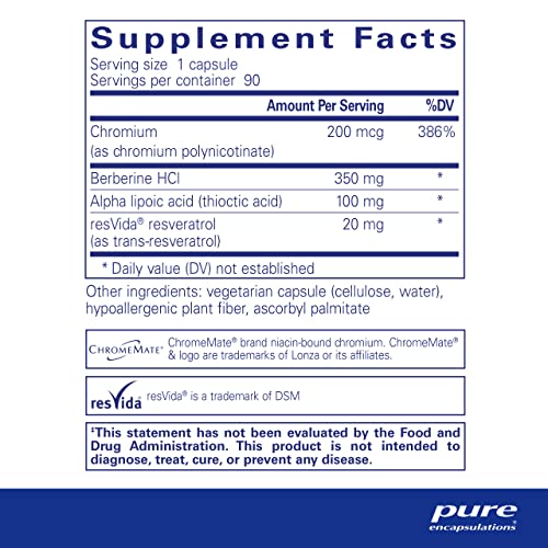 Metabolic Xtra | Suporte ao Metabolismo de Carboidratos e Homeostase | 90 Cápsulas - Pure Encapsulations