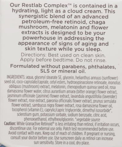 Beauty – Creme Noturno Retinol para o Rosto, Hidratante para Pele Seca e Envelhecida, Suave para Pele Sensível, Ácido Hialurônico Melatonina, Limpo, Vegano - Pacifica