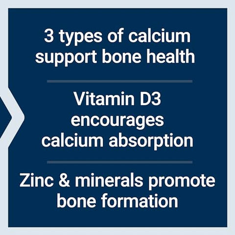 Bone Restore – Mantém a Densidade Óssea Saudável – Cálcio, Vitamina D3, Magnésio, Zinco, Boro e Outros Minerais para a Saúde dos Ossos – Livre de Transgênicos, Sem Glúten – 120 cápsulas - Life Extension