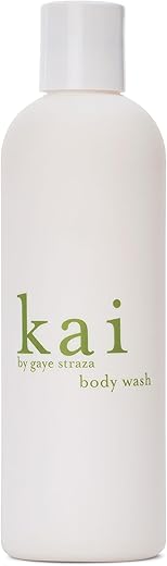Kai Body Wash 8 fl oz – Espuma de banho com vitamina E, extratos de pepino e confrei, fragrância exclusiva deliciosamente fresca. Vegano e livre de crueldade